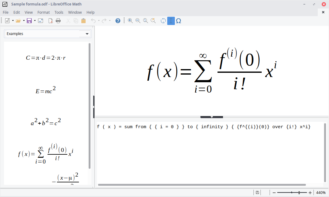 LibreOffice Math